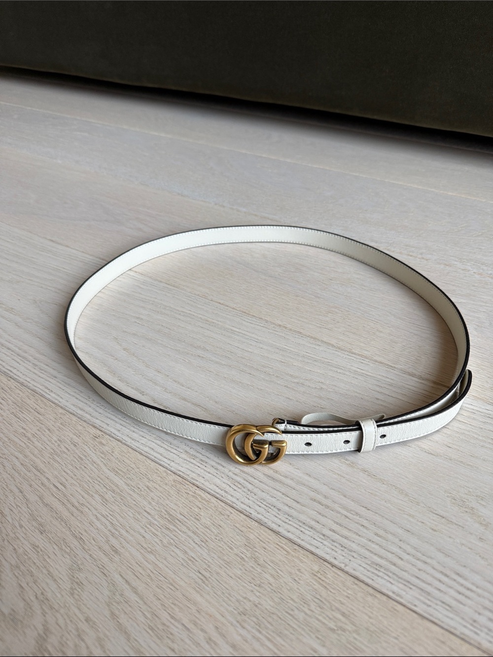 Gucci GG Marmont Thin Belt Size 100 • 40 Style ‎409417 Authentic